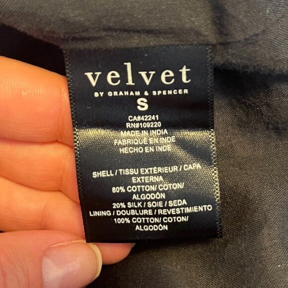 Velvet by Graham & Spencer Rachel Floral Print Mini Dress Silk Cotton Blend - Picture 6 of 10
